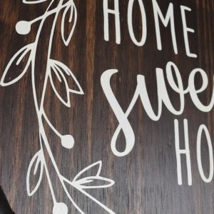 Home Sweet Home- Round Wood Wall Art