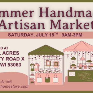 2026 Summer Handmade Artisan Market Vendor Fee